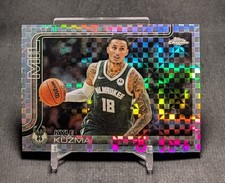 Kyle Kuzma X-Fractor Refractor 2025/26 Topps Chrome Basketball Card #118 Bucks