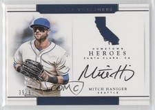 2017 Panini National Treasures Hometown Heroes 39/99 Mitch Haniger Auto 1d4q