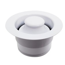 Westbrass D2105-50 3-1/2" EZ-Mount Brass Kitchen Sink Waste Disposal Drain
