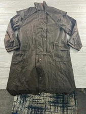 Driza Bone Women's Long Oiled Riding Coat Brown Size 6 - jacket wax canvas