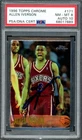 Allen Iverson Signed 1996-97 Topps Chrome RC 171 76ers PSA 8 Auto 10 PSA/DNA