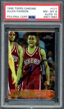 1996-97 Topps Chrome - Allen Iverson #171 for sale | eBay