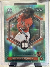 2026 Bowman Enrique Bradfield Jr. Scouts Top 100 Aqua Refractor /125 Orioles