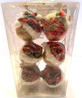 Rustic Cottage Collection 6 Jute Twine Snowman Heads w/Plaid Hats Ornaments — photo 8