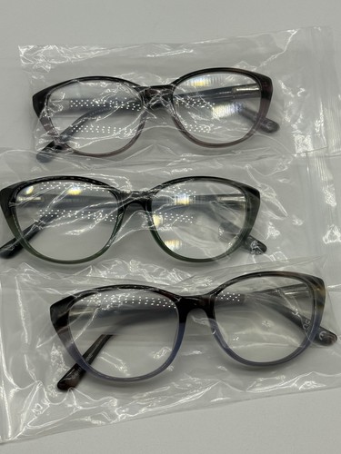 Occhiali da lettura Design Optics by Foster Grant Leyna Cat Eye in plastica +3,00, confezione da 3 - Foto 2 di 3