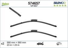 VALEO Wischblatt Scheibenwischer SILENCIO FLAT BLADE SET 574657 für SAAB YS3E