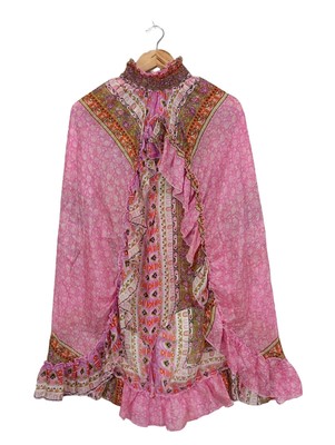 M2C SAINT BARTH Strick Twin Set Damen Twin Set Gr. DE 38 pink Casual-Look