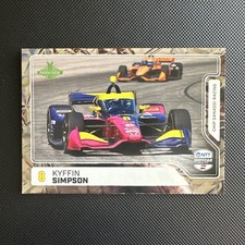 2026 parkside indycar #51 Kyffin Simpson Foil Insert With Tie-dye Type Pattern.