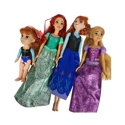 Disney Princess Doll Set Ariel Anna Rapunzel Snow White Inspired Toy Figures lot