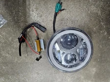 Eagle Lights 7 Inch LED With 7-in Halo Ring For Indian Challenger Or Pursuit