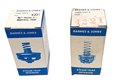 Barnes & Jones Steam Trap Calibrated Cage Unit #4221      1/2'' Trane	B-1