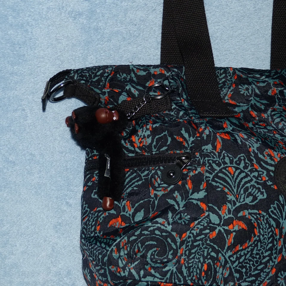 Kipling Halia Bag Handtasche Schultertasche Freizeit Tasche + Affe / bunt - TOP - Bild 4 von 4