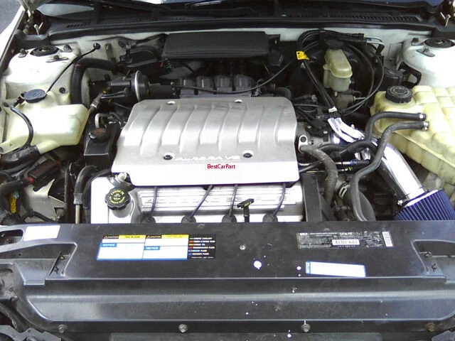 BCP RW AZUL 1996-1999 Buick Lesabre 3,8 L V6 Ram corta admisión de aire + filtro Foto 2 de 4