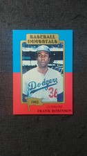 1982 TCMA Baseball card # 178 Frank Robinson   ( VG to EX)