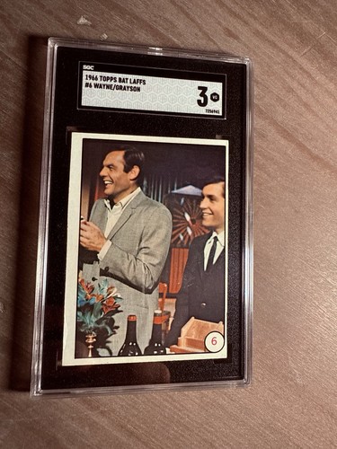 1966 OPC Batman Bat Laffs #6 Bruce Wayne and Dick Grayson — SGC 3