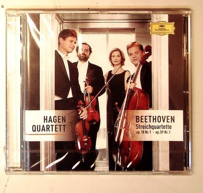 Streichquartette Op.18 Nr.1 & Op.59 Nr.1 Hagen Quartett und Ludwig Van Beethoven