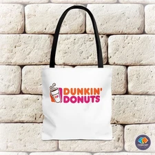 Dunkin Donuts Restaurant Logo Polyester Tote Bag