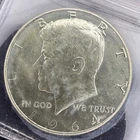 90% Silver 1964 JFK Kennedy Half Dollar Brilliant Uncirculated (BU) lot of 5