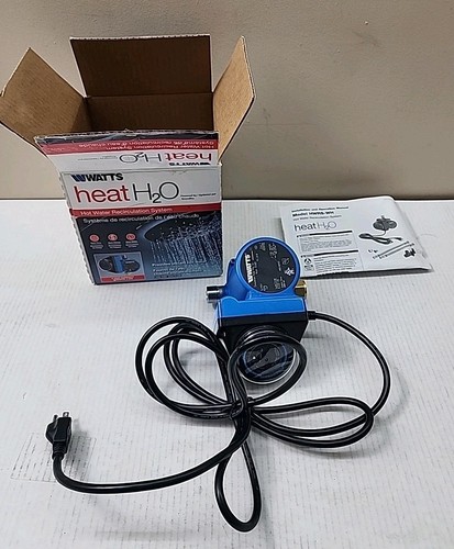 Watts Hot Water Recirculation Pump heat H2O, 24 Hr Programmable Timer
