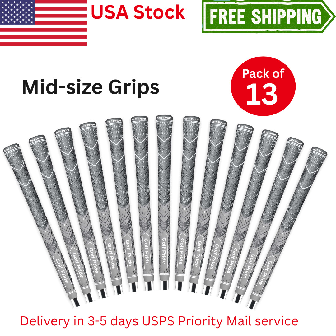 13Pcs for Golf Pride MCC Plus 4+ Golf Grips / Mid Size