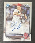 2025 Bowman Draft Liam Doyle 1st Auto Bowman Chrome Prospect #CPA-LD