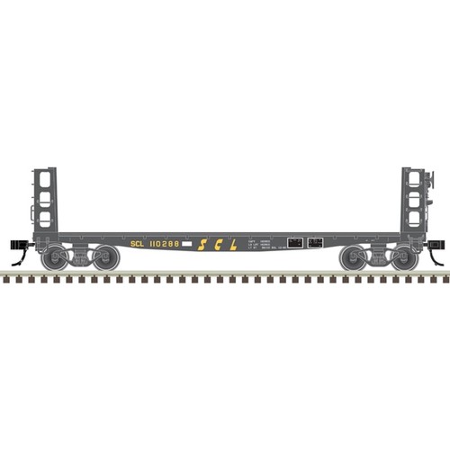 HO - 40' GSI Pulpwood Flachwagen (mit Ladung) SEABOARD COAST LINE #100264 | Zustand: New