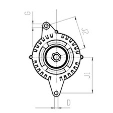 Lichtmaschine Generator Lima HC-Cargo F 032 114 189 14V f�r BMW 7er E65 E66 E67