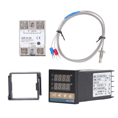 REX C100 Temperaturregler Professionelles PID-Temperaturregler-Kit Für Die