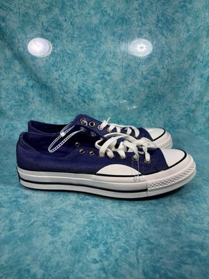 Converse Chuck 70 Men s Purple Denim Low Top Shoes Retro Sneakers Size 8.5