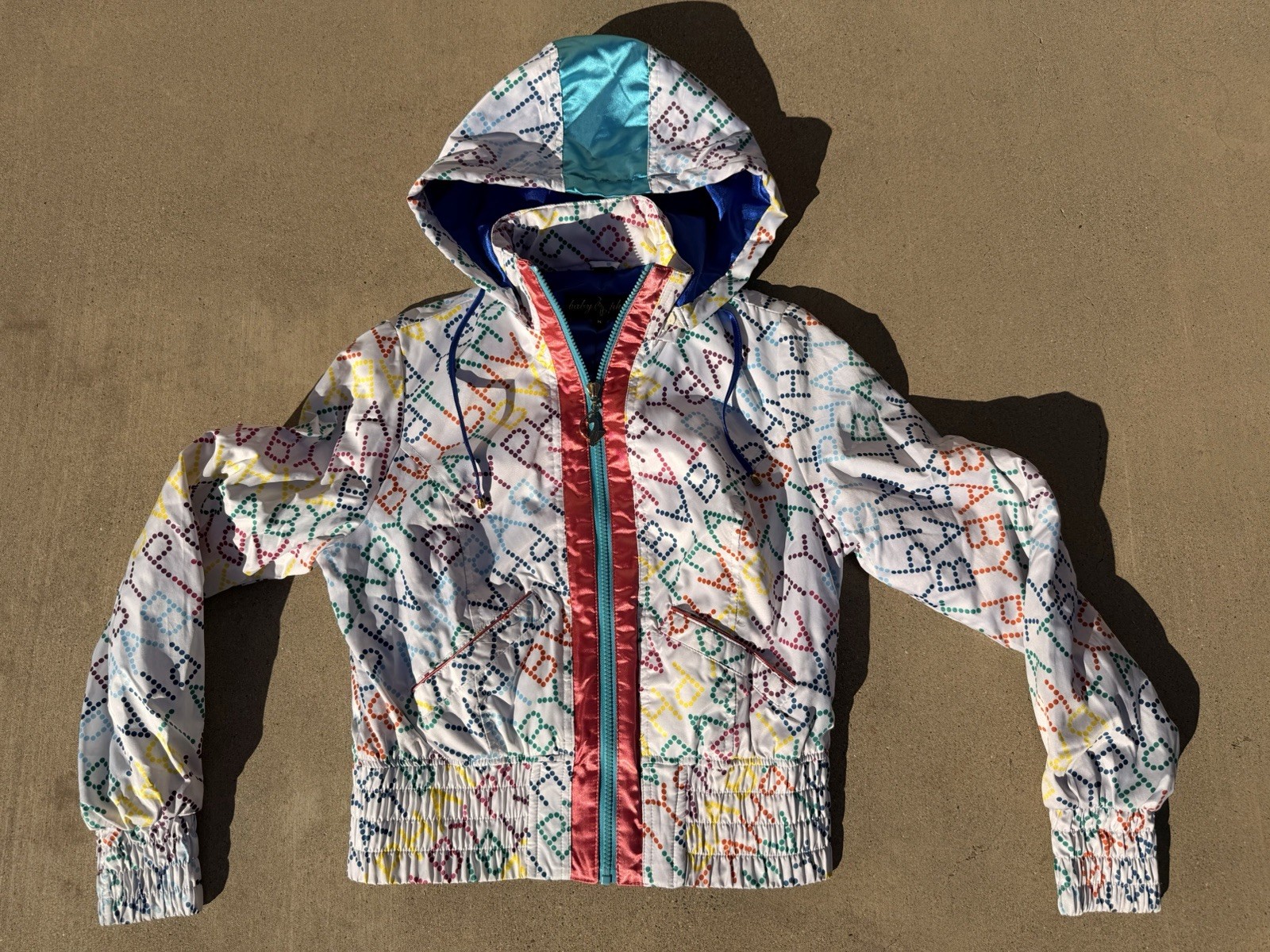 Vintage Women’s Y2K Baby Phat Windbreaker Multicolored Jacket Size M