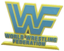 Decorative WWE WWF Wrestle mania Table Logo Room Sign Display
