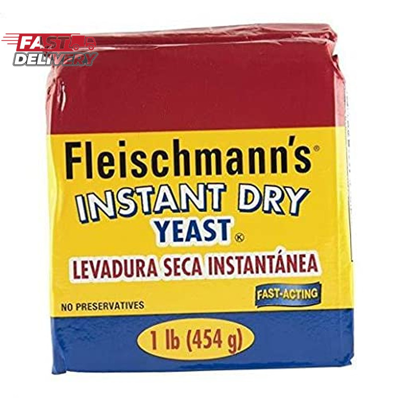 Fleischmann&rsquo;S Yeast, Fleischmann&rsquo;S Instant Dry Yeast, 16 Ounce - 1 Pack, Fast-Ac