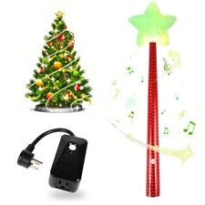 Magic Light Wand Remote - Wireless Control for Music-Activated Light Show, Tr...