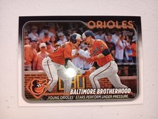 2024 Topps Series 2 #378 Baltimore Brotherhood Gunnar Henderson Adley Rutschman