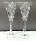 Vintage Waterford Crystal Millennium Champagne Toasting Flutes Love