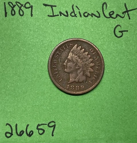 1889 Indian Head Cent / Penny 1c Good
