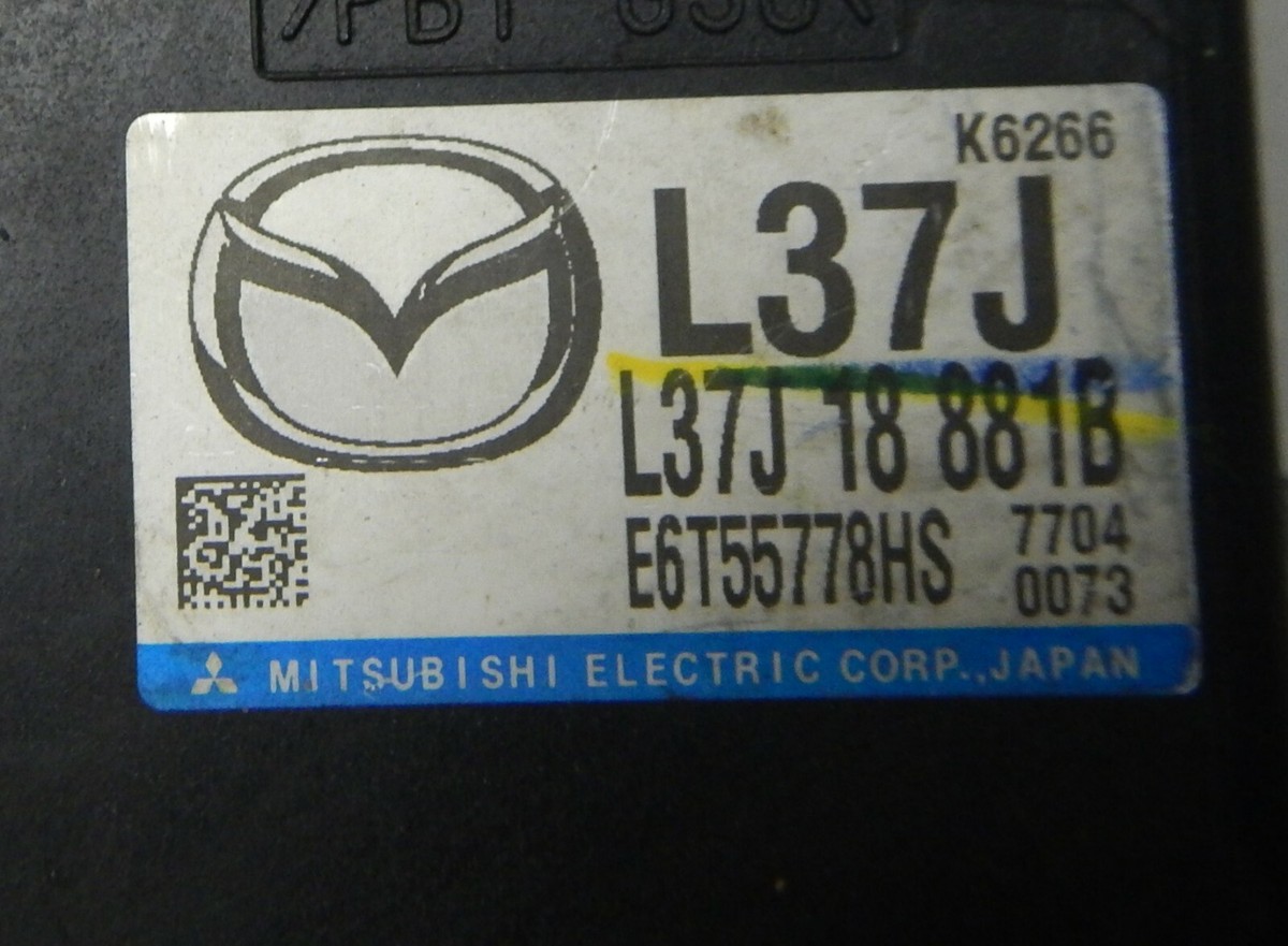 ECU L37J18881B E6T55778HS Mazda CX-7 2007-2012 2007 L3 2.3 MT | eBay