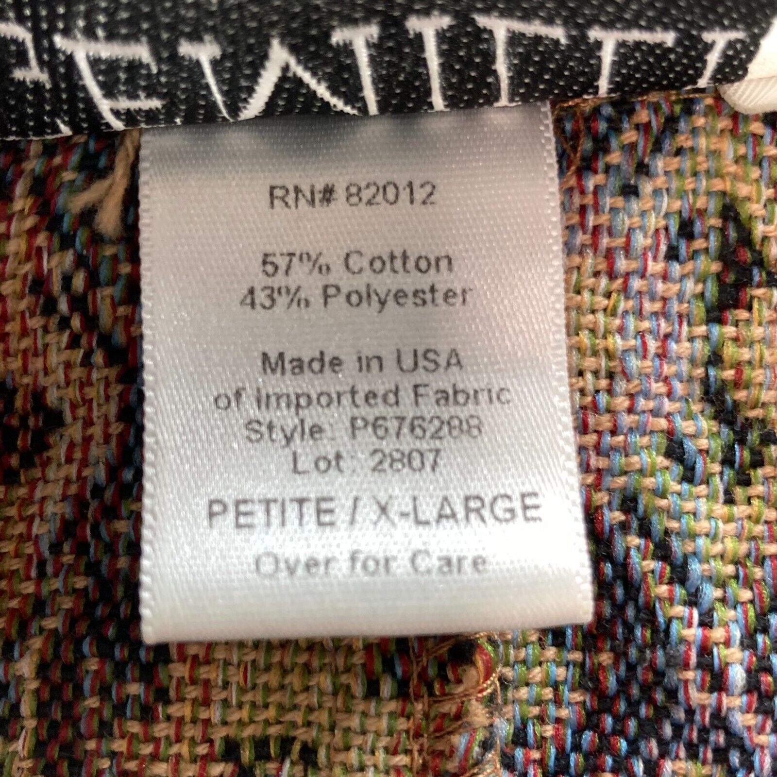 Gemilli Jacket Women's Size PXL Multicolor Brocad… - image 6