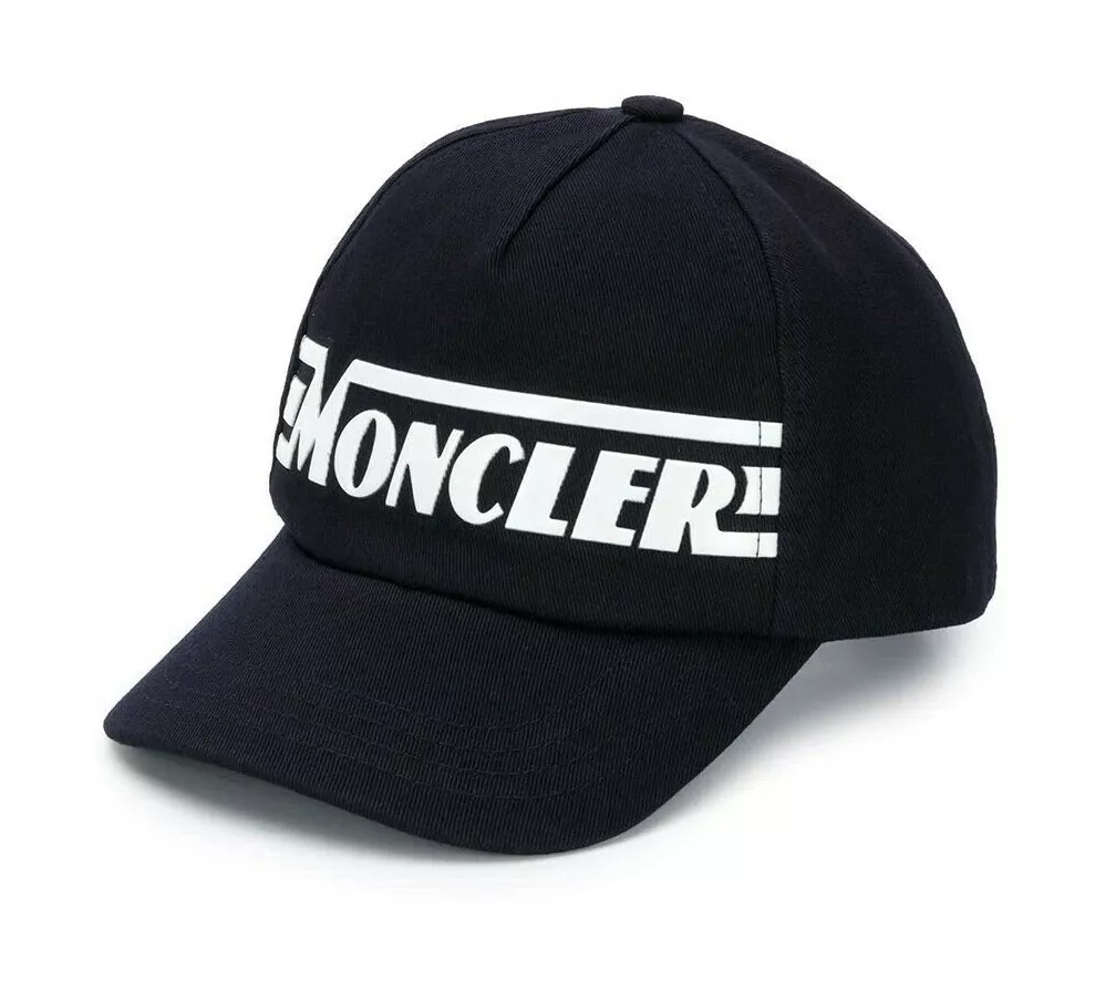 🆕️ Authentic MONCLER KIDS Rubberized LOGO Patch BASEBALL CAP Hat