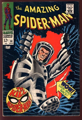 AMAZING SPIDER-MAN #58 6.0 // SPIDER-SLAYER ERSCHEINUNG MARVEL COMICS 1968