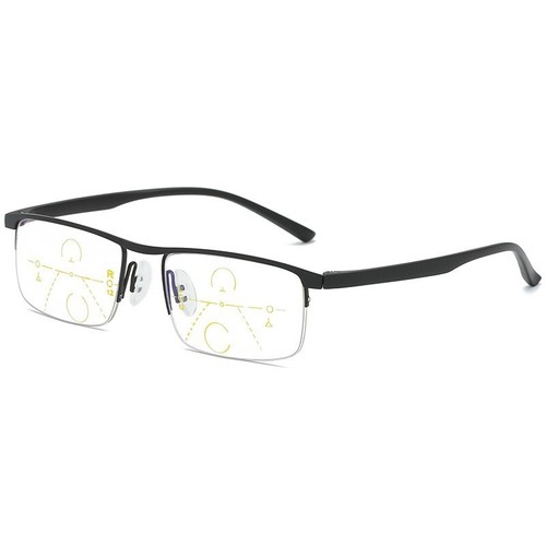 Blaufilter Herren Bifokal Gleitsichtgläser Lesebrille 1,0 1,5 2,0 2,5 3,0 3,5 4 - Picture 14 of 21