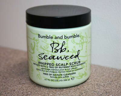 BUMBLE AND BUMBLE Seaweed Nourishing Whipped Scalp Scrub 6.7oz  /200mL Full Size