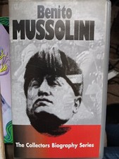 The Collectors Biography Series Benito Mussolini VHS, 1995 