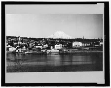 8" x 10" Photo Mt. Rainier and Olympic Range, Olympia, Washington