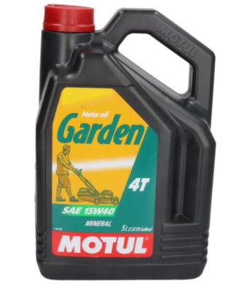 Motul Engine Oil 15W40 5L Lawn Mower Chainsaw Generator Oil 4-Stroke SAE Mineral