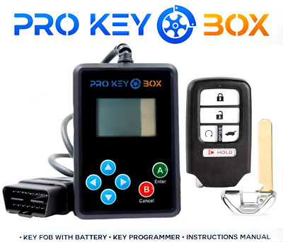 New Replacement Proxy Remote Key Fob & Programmer for Select Honda Vehicles