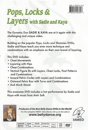 Pops, Locks & Layers Belly Dance DVD - Sadie & Kaya Video - Picture 2 of 2