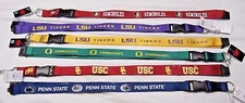 NCAA Lanyard Detachable Buckle 23" Long 1" Wide by Aminco -Select- Team Below