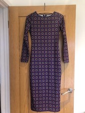 Gorgeous Retro Floral Glamourous Dress Size 6 Vintage Style