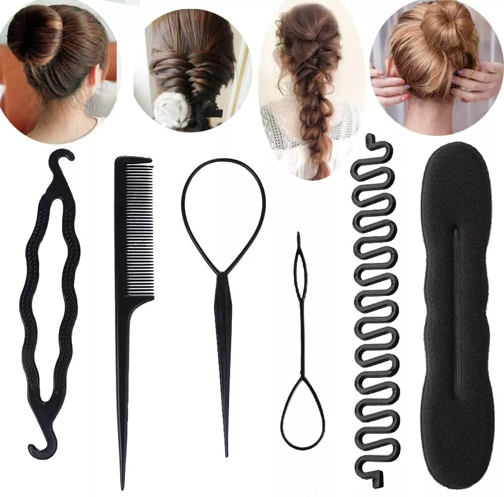 6Pcs Hair French Braid Tool Hair Braiding Tools Styling